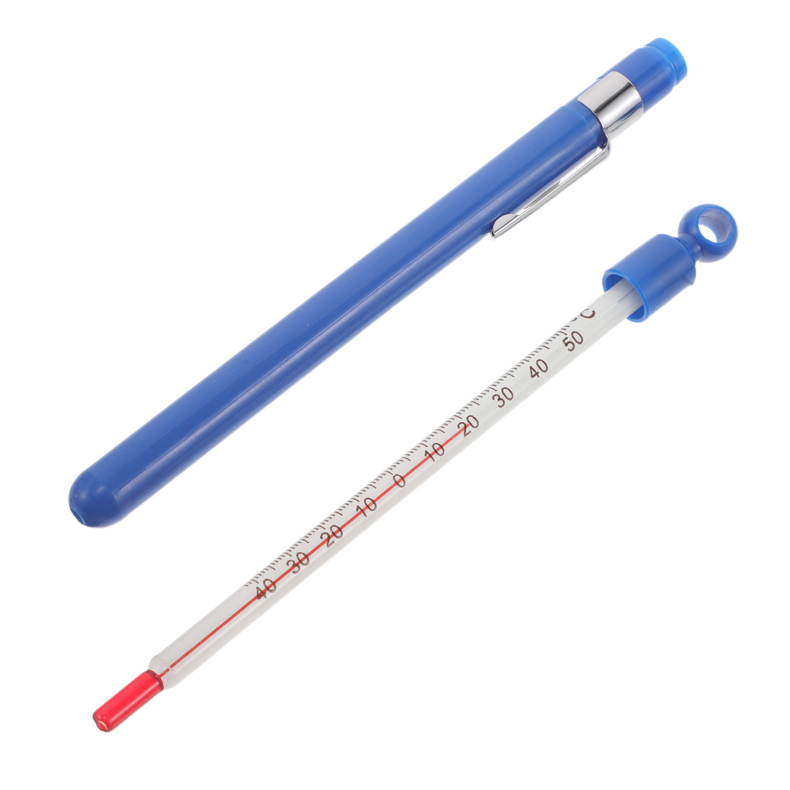 Home Cooking Meals - Glass Wine Thermometer Easy Read Temperature