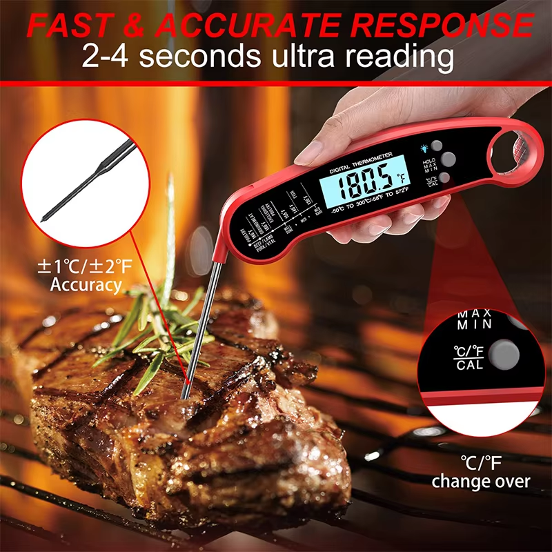 Home Cooking Help - Digital Meat Thermometer High Accuracy Instant