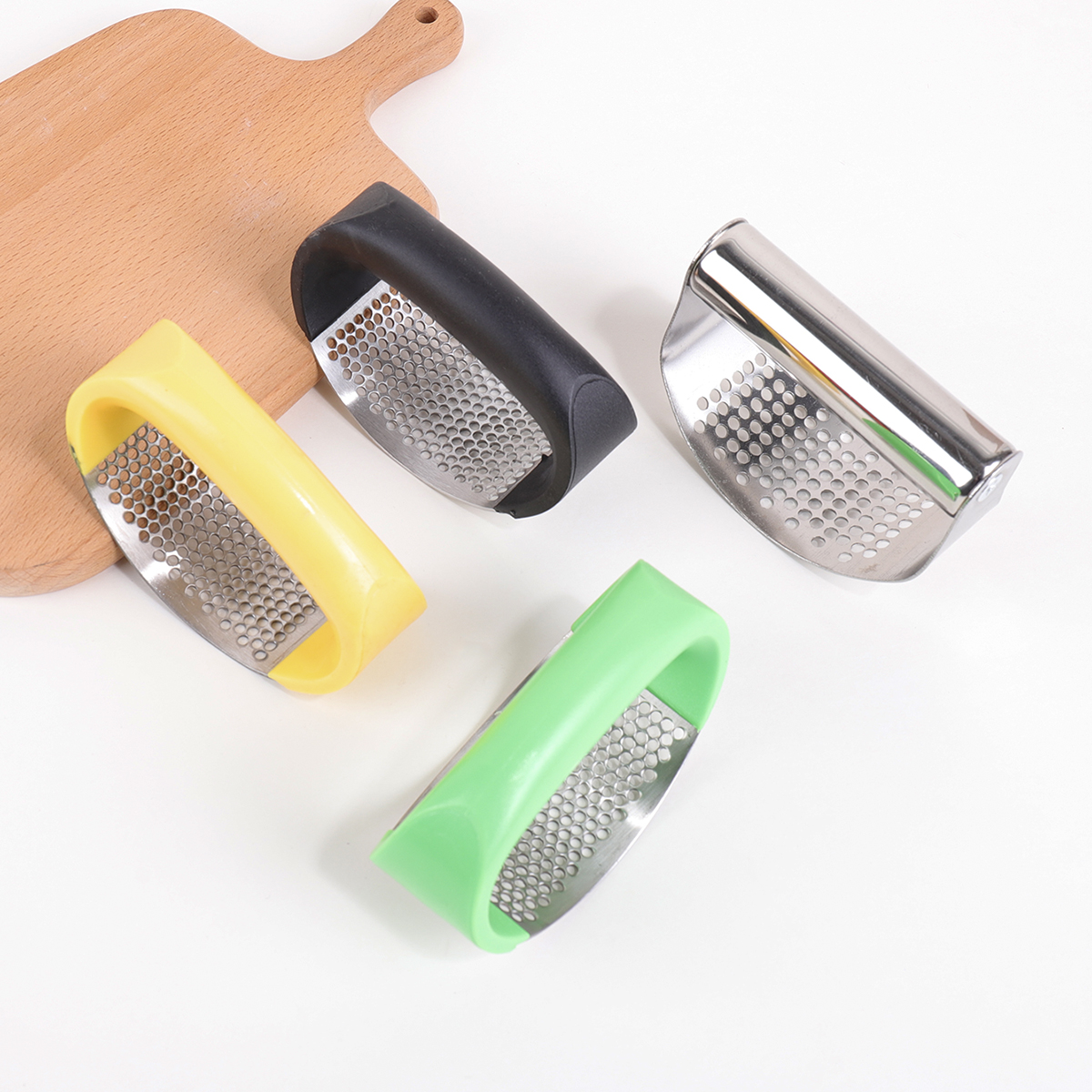 Home Cooking Meals - Stainless Steel Garlic Press - Manual
