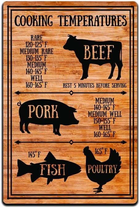 Home Cooking Kitchen - Tin Sign Home Wall Decor -