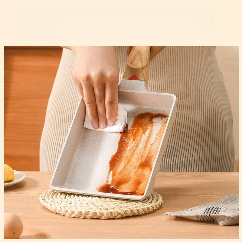 Non-Stick Tamagoyaki Square Pa - Home Cooking Egg Roll avis et prix