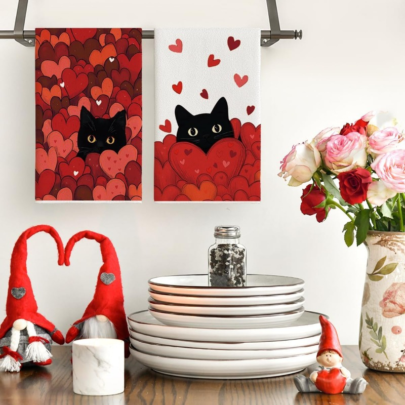 2Pcs, Heart-Shaped Black Cat K - Home Cooking For Cats avis et prix