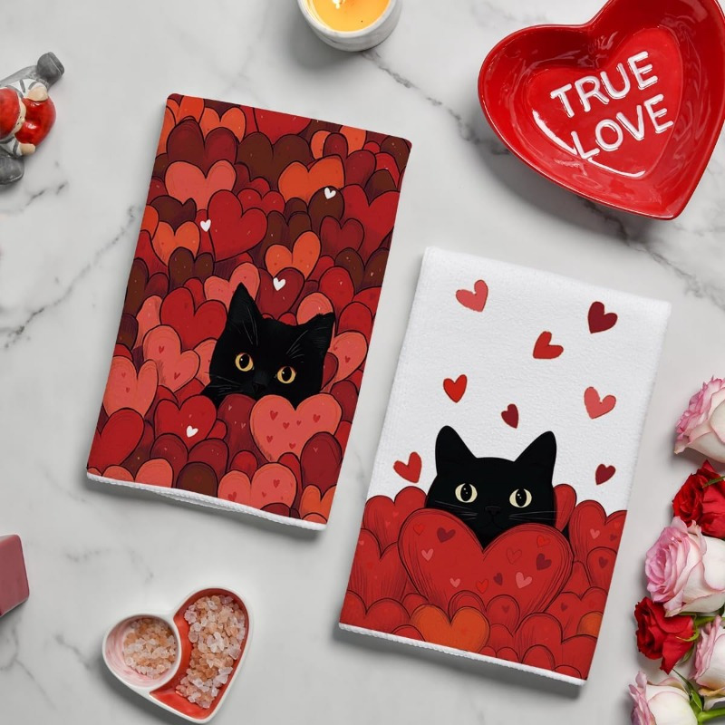2Pcs, Heart-Shaped Black Cat K - Home Cooking For Cats avis et prix