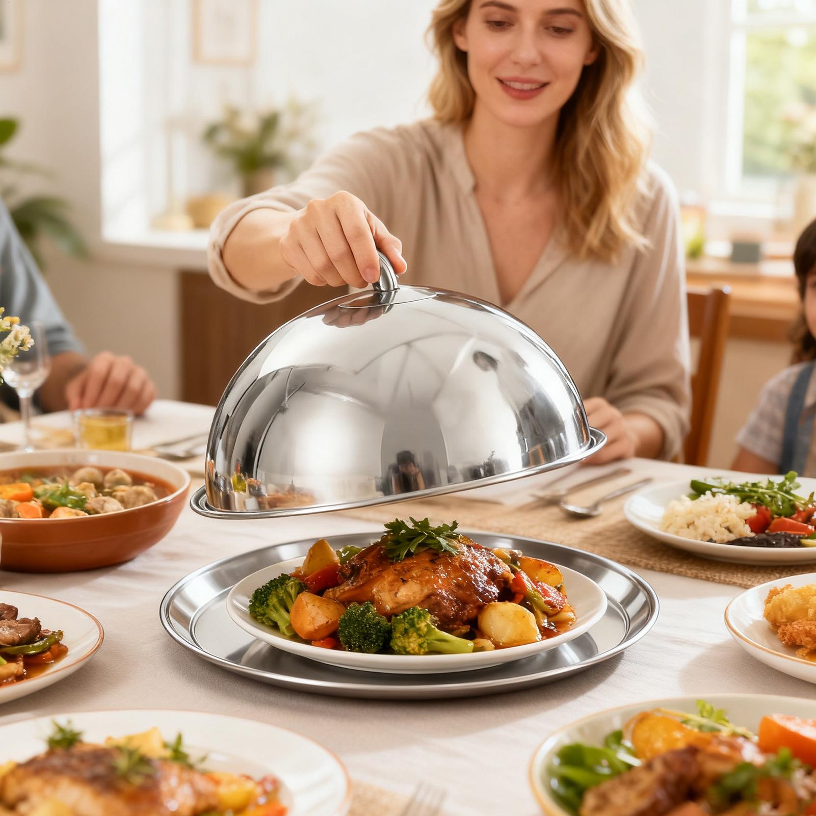 Basting Cover Round Plate Incl - Home Cooking Meals avis et prix