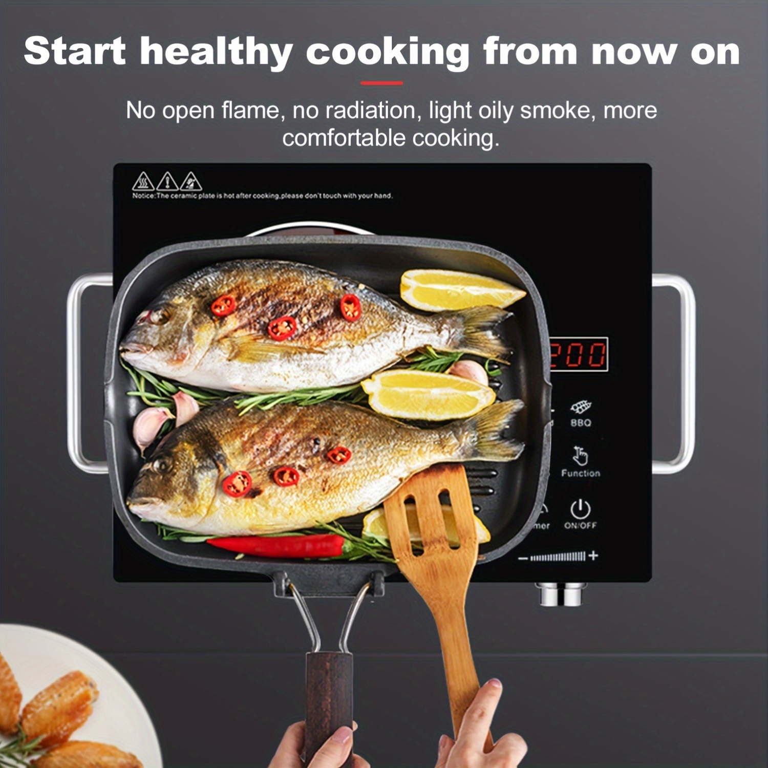 Electric Ceramic Stove, 2200W  - Home Cooking Electric avis et prix