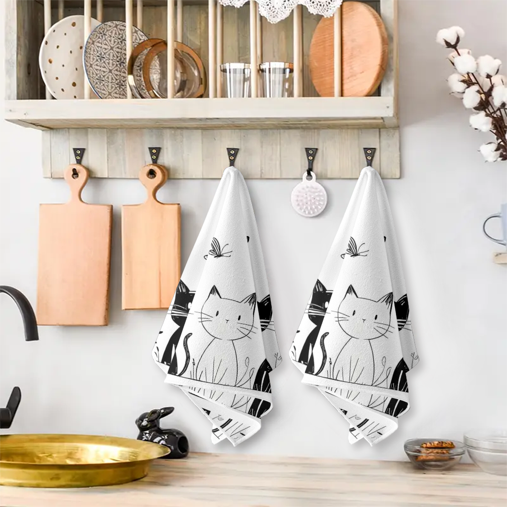 2Pcs, Cat and Butterfly Black  - Home Cooking For Cats avis et prix