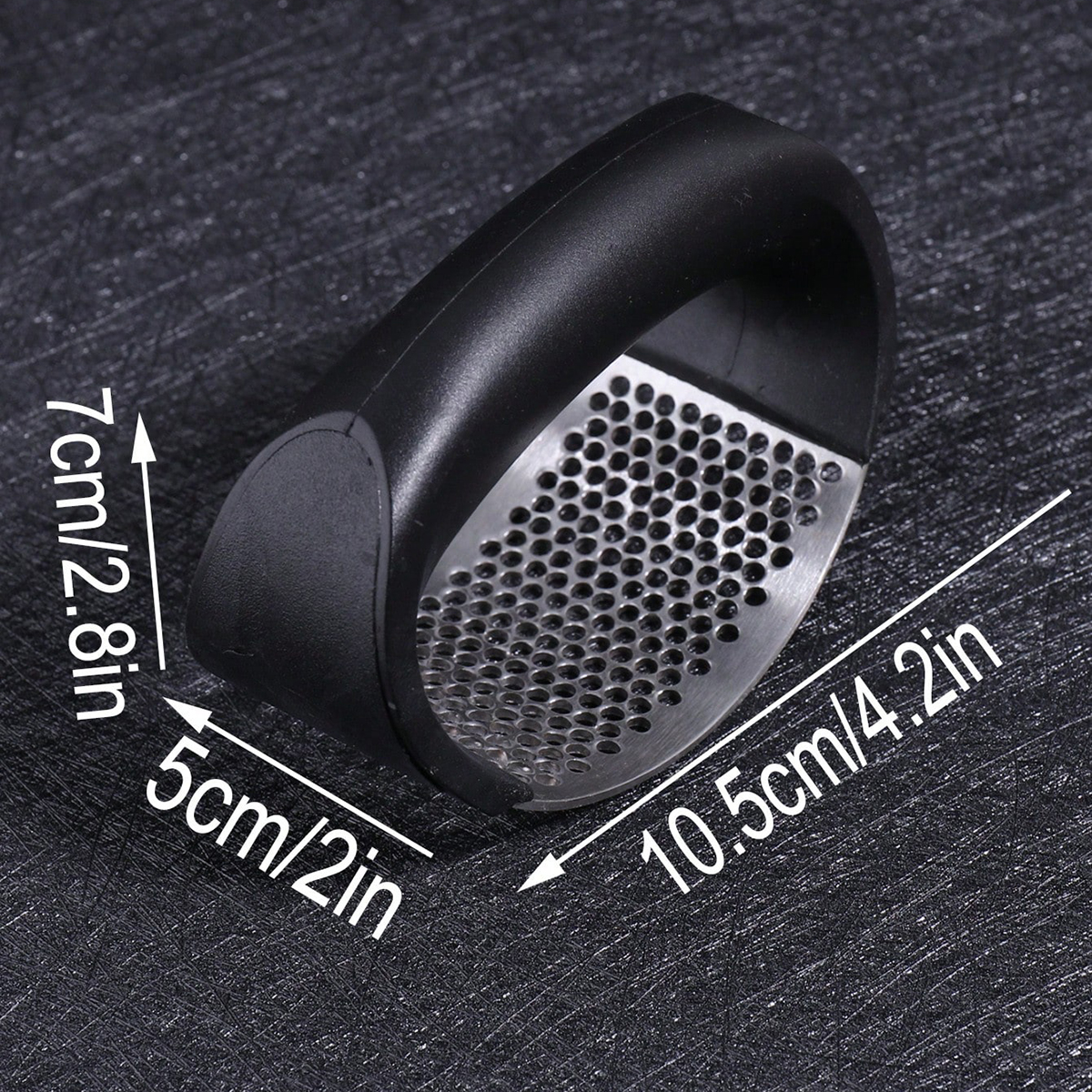 Stainless Steel Garlic Press - - Home Cooking Meals avis et prix