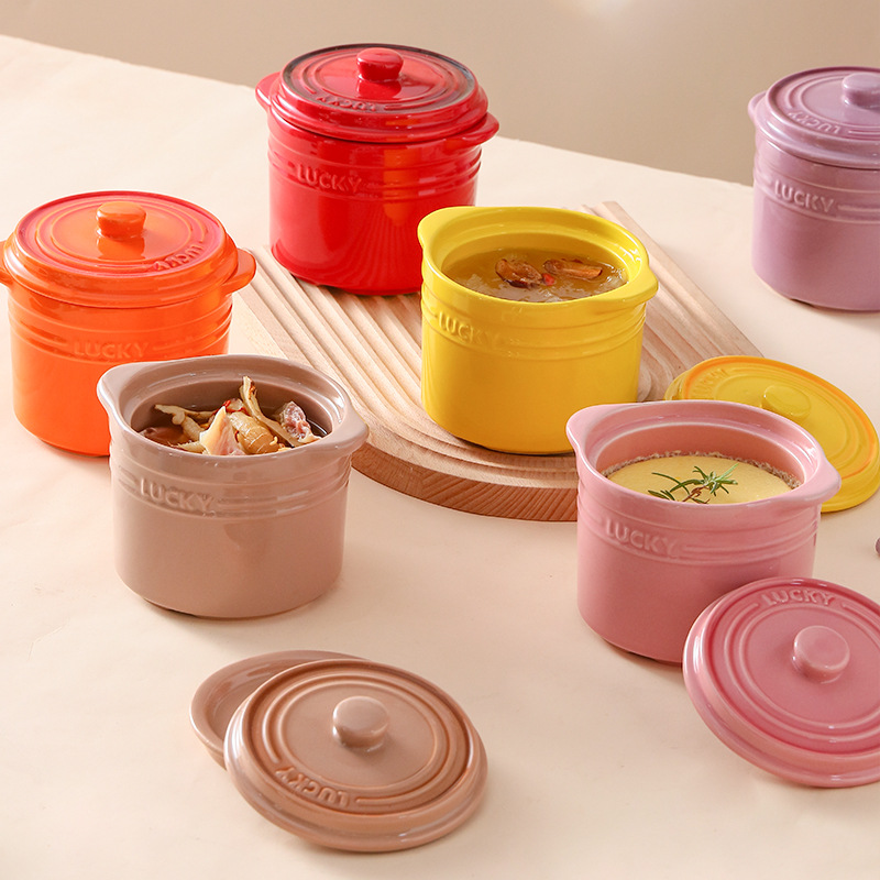 Double Lid Ceramic Bowl,Bird's - Home Cooking Help avis et prix