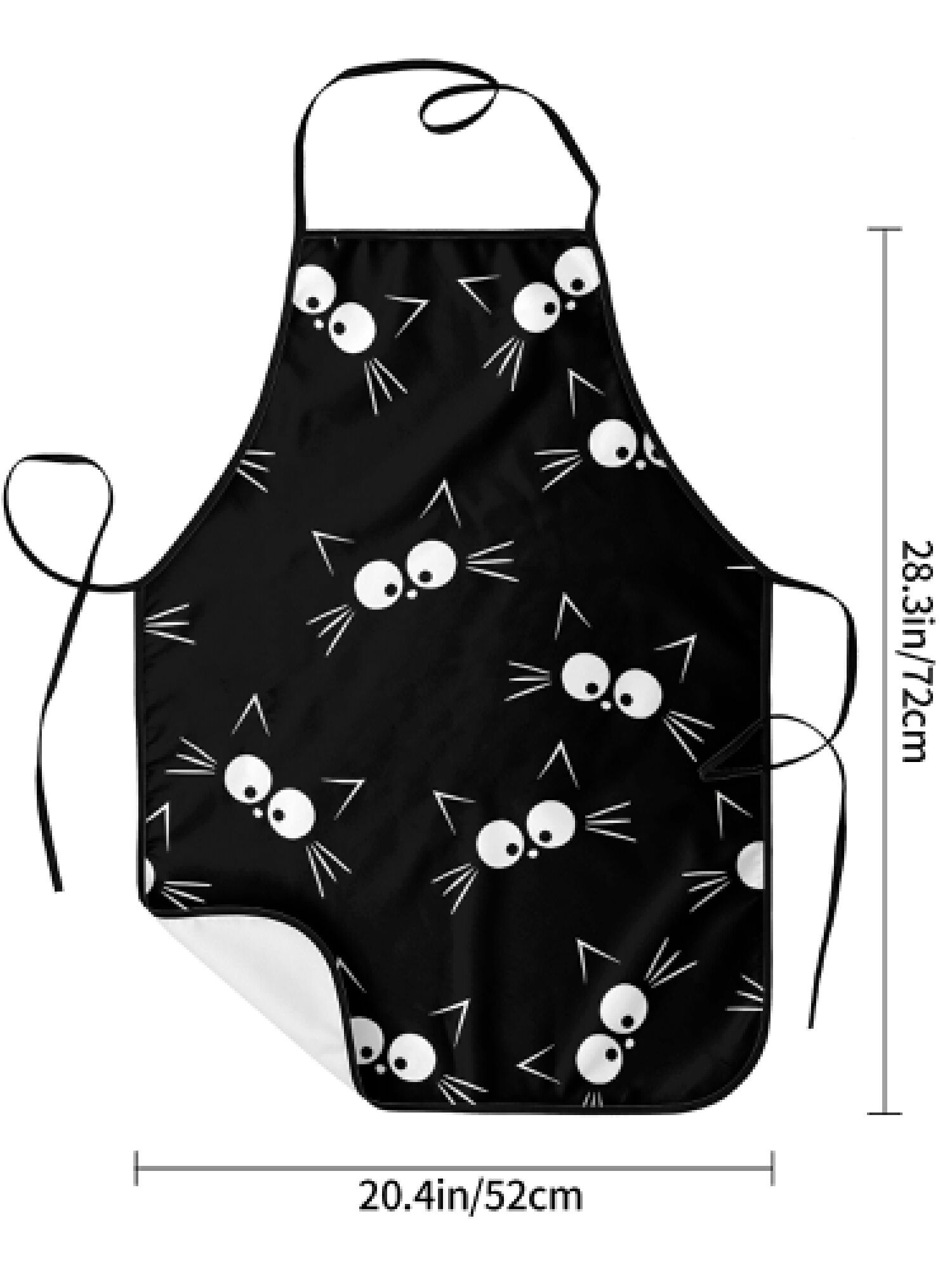 Playful Black Cat Pattern Adul - Home Cooking For Cats avis et prix