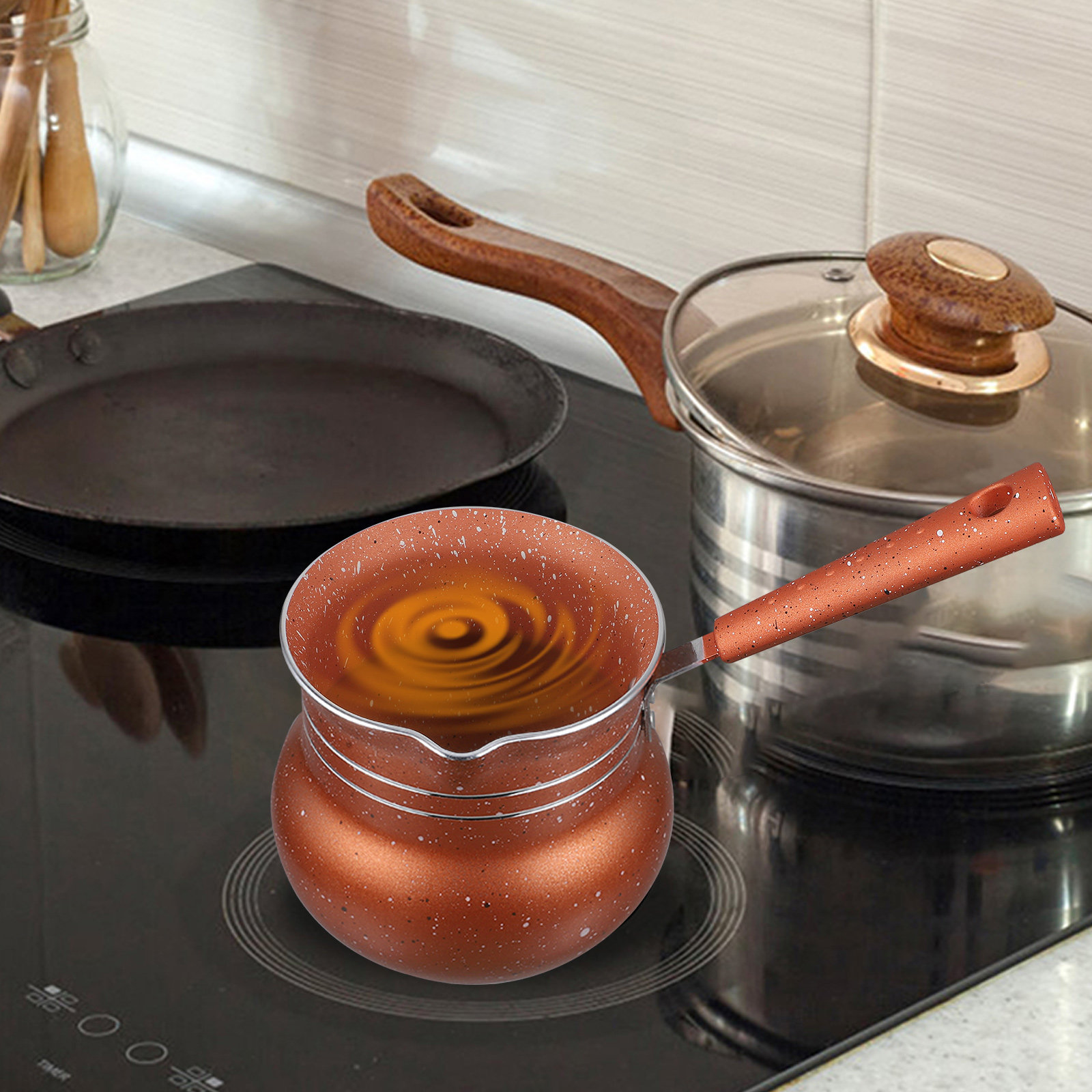 Milk Pot Nonstick Saucepan Kit - Home Cooking Meals avis et prix