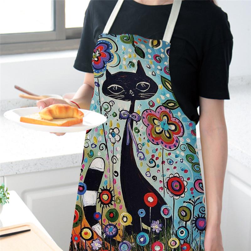 Flower Kitchen Cooking Apron C - Home Cooking For Cats avis et prix