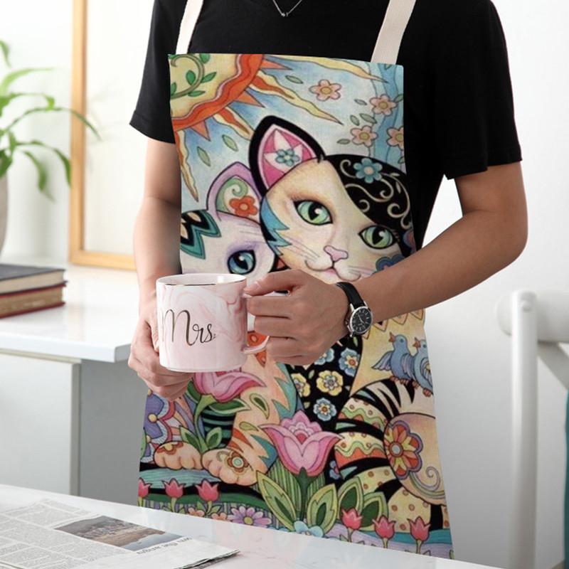 Flower Kitchen Cooking Apron C - Home Cooking For Cats avis et prix