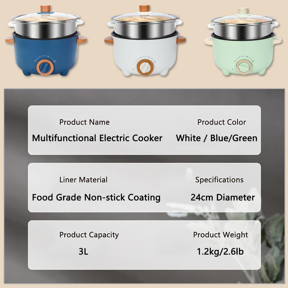 Mini Multifunction 3L Rice Coo - Home Cooking Electric avis et prix