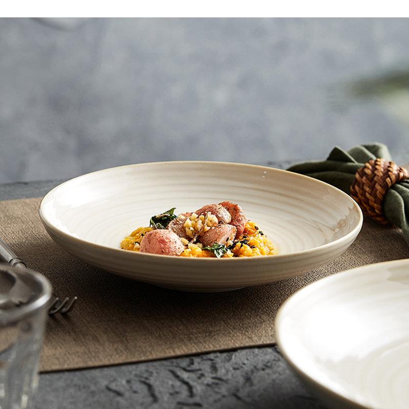 Round Specialty Ceramic Pasta  - Home Cooking Fried Rice avis et prix
