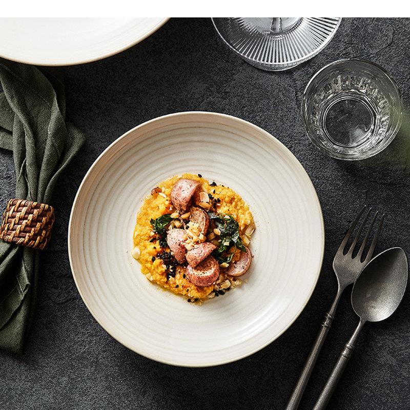 Round Specialty Ceramic Pasta  - Home Cooking Fried Rice avis et prix