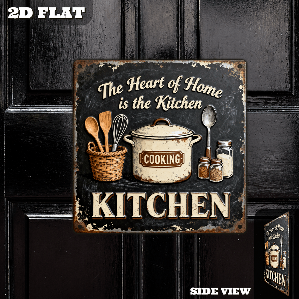 Vintage Metal Kitchen Wall Dec - Home Cooking Kitchen avis et prix