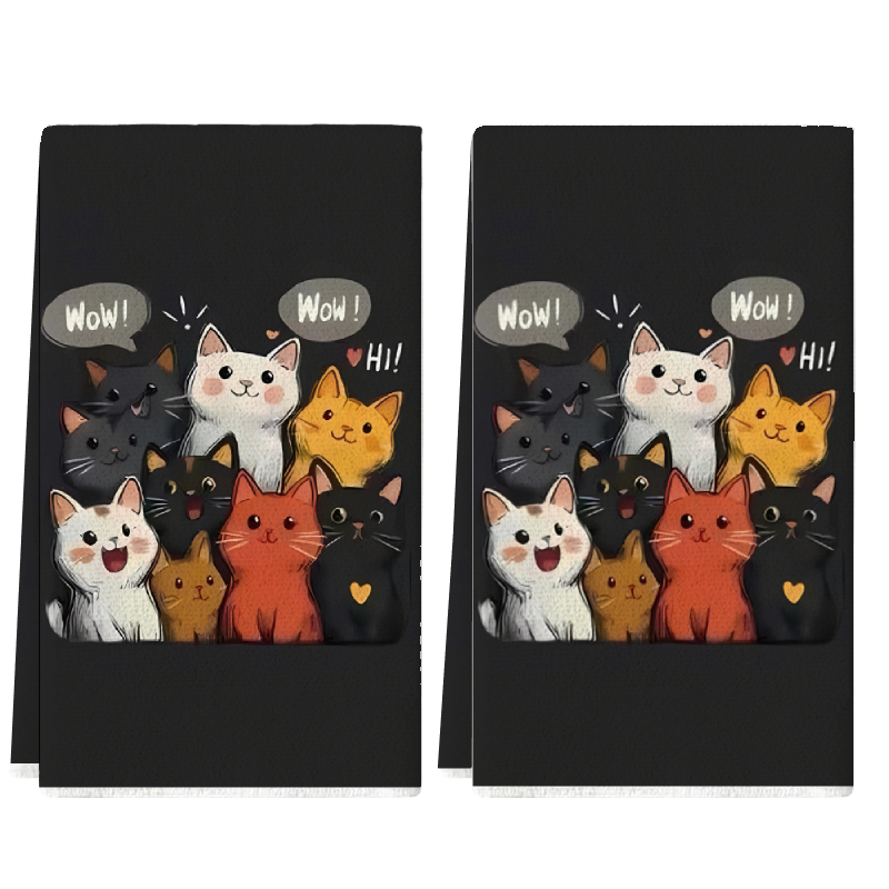 2Pcs, Black Background Cat-The - Home Cooking For Cats avis et prix