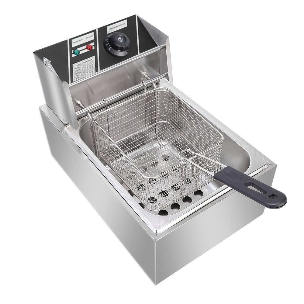 1.59gal Electric Deep Fryer, w - Home Cooking Electric avis et prix