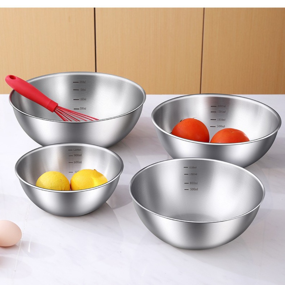 3pcs Stainless Steel Bowl Set  - Home Cooking Meals avis et prix
