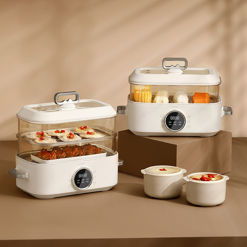10L 3-in-1 Electric Food Steam - Home Cooking Electric avis et prix