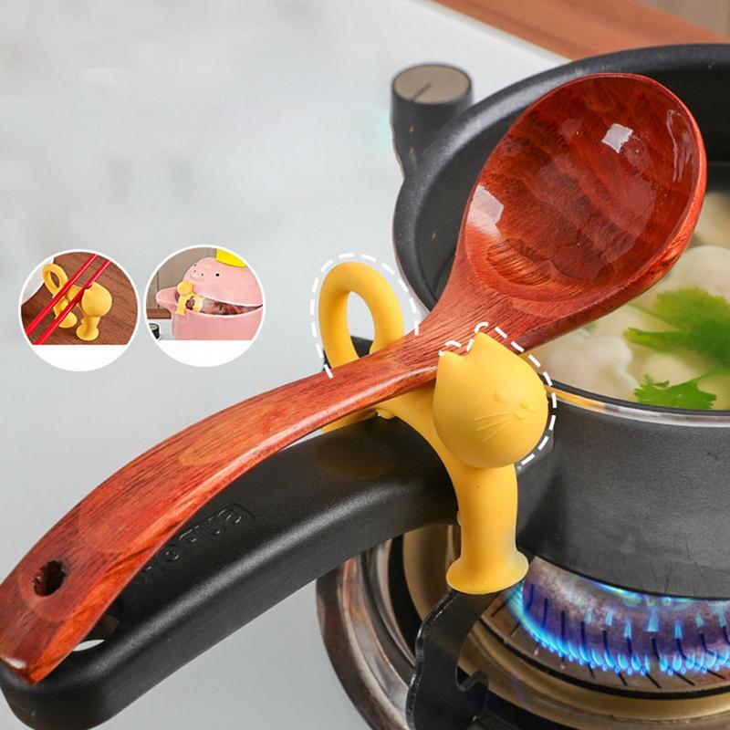 Spoon Rest Cat Shape Spoon Coo - Home Cooking For Cats avis et prix