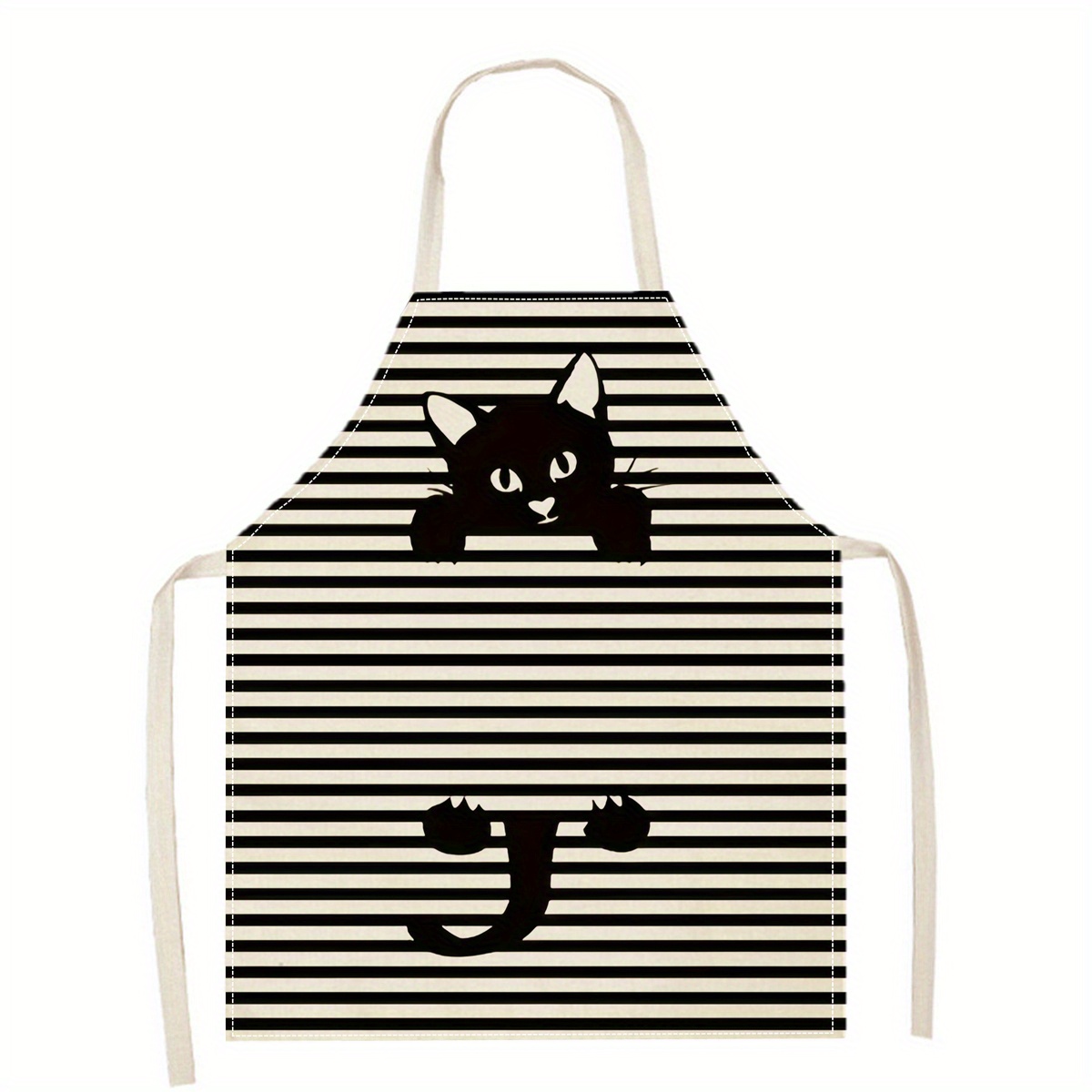 Linen Apron Funny Cat Sunglass - Home Cooking For Cats avis et prix