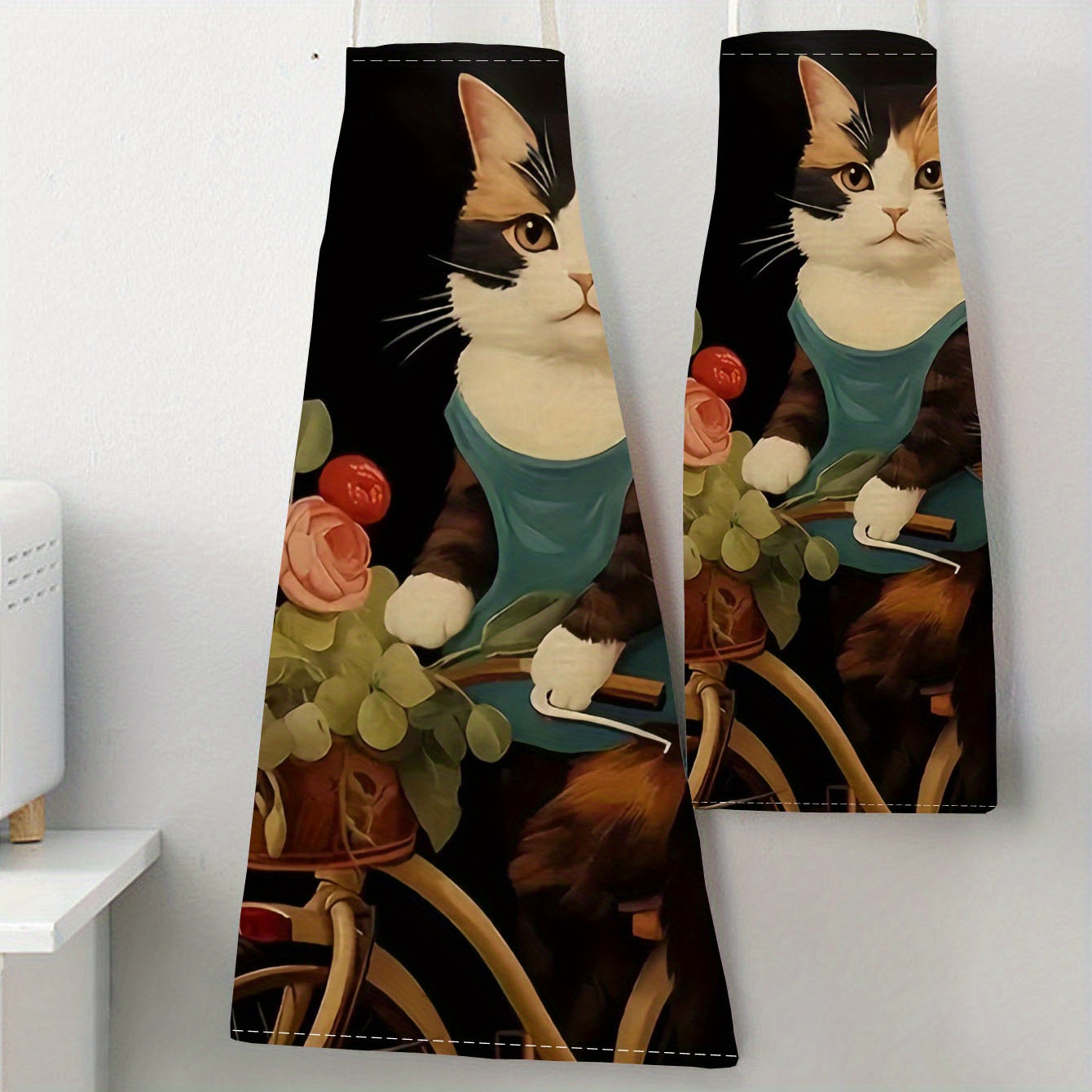 Linen Apron Funny Cat Sunglass - Home Cooking For Cats avis et prix
