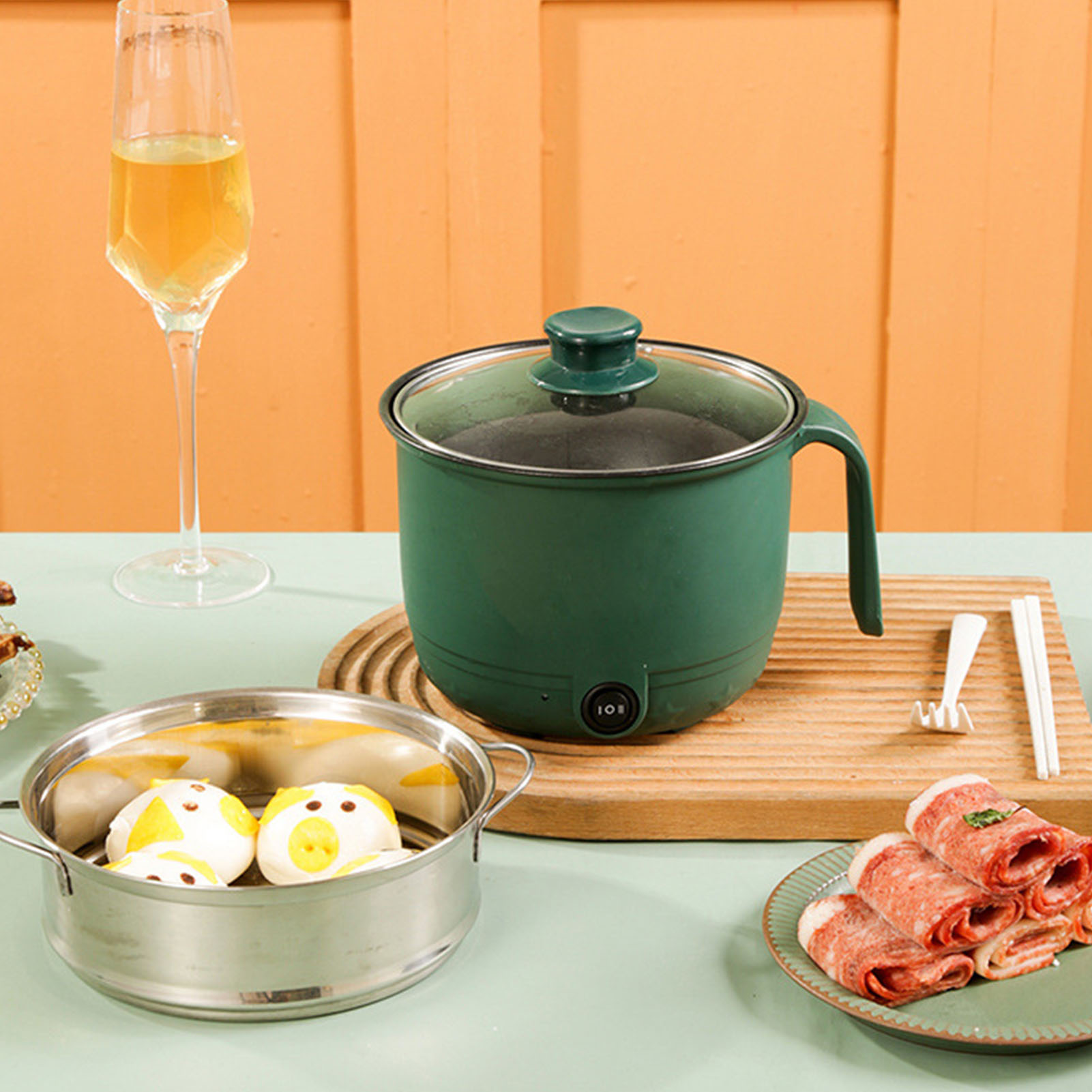 Electric Cooking Pot 1.5L 600W - Home Cooking Electric avis et prix